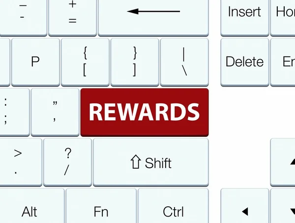 Belohnung für braune Tastatur — Stockfoto