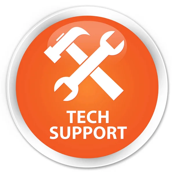 Support technique (icône des outils) bouton rond orange premium — Photo