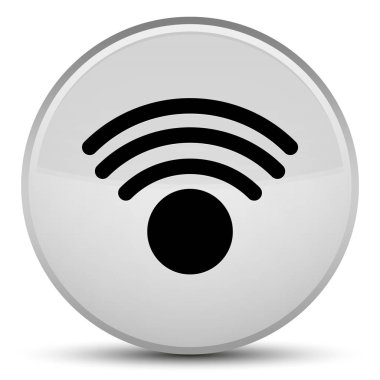 WiFi kutsal kişilerin resmi özel beyaz yuvarlak düğme