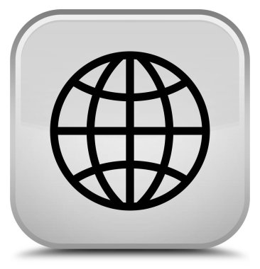 Dünya kutsal kişilerin resmi özel beyaz kare düğme