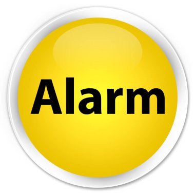 Alarm sigorta primi sarı yuvarlak düğmesi