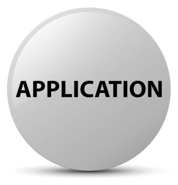 Uygulama beyaz yuvarlak düğmesi