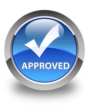 Onaylı (simge doğrulama) düğmesini mavi parlak