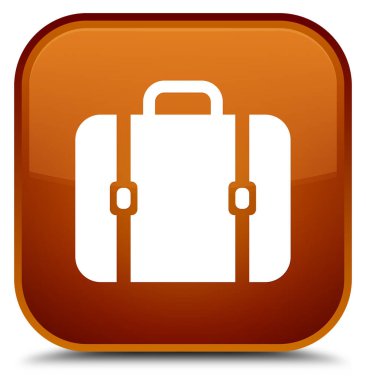 Çanta kutsal kişilerin resmi özel kahverengi kare düğme