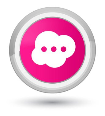 Beyin simgesi Başbakan düğmenin pembe