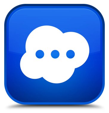 Beyin kutsal kişilerin resmi özel mavi kare düğme