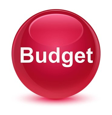 Bütçe cam gibi pembe yuvarlak düğmesi