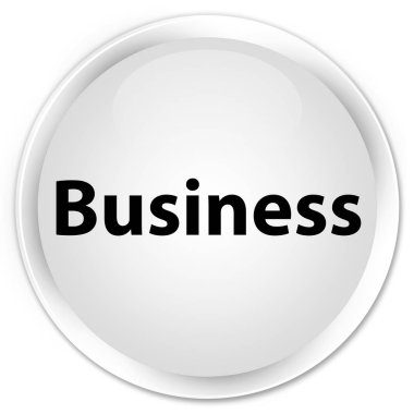 İş sigorta primi beyaz yuvarlak düğmesi