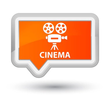 Sinema (video kamera simgesi) asal turuncu bayrak düğmesini