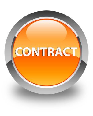 Sözleşme parlak turuncu yuvarlak düğme