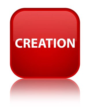 Oluşturma özel kırmızı kare düğme