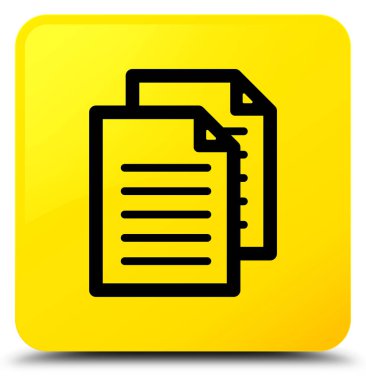 Belgeler simgesi sarı kare düğme