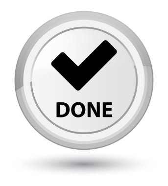 (Simge doğrulama) Başbakan düğmenin beyaz