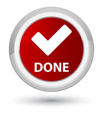 (Simge doğrulama) Başbakan düğmenin kırmızı