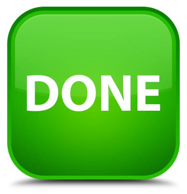 Özel yeşil kare düğme yapılır