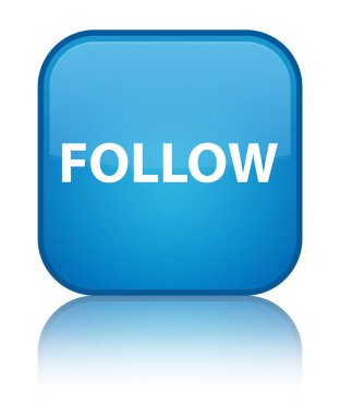 Özel mavi mavi kare düğmesini izleyin