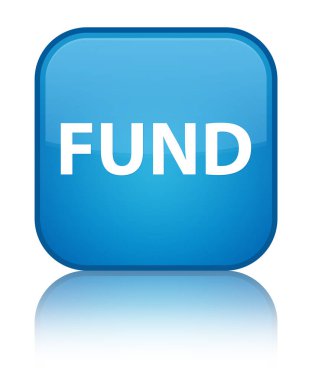 Fon özel camgöbeği mavi kare düğme