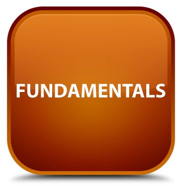 Temelleri özel kahverengi kare düğme