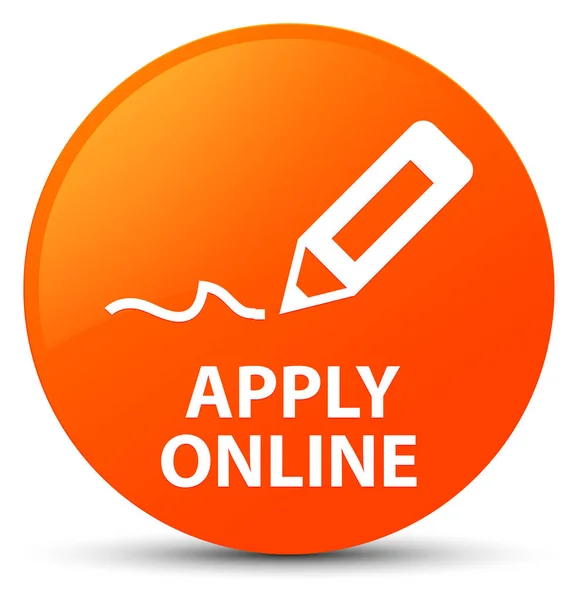 Apply online (edit pen icon) orange round button