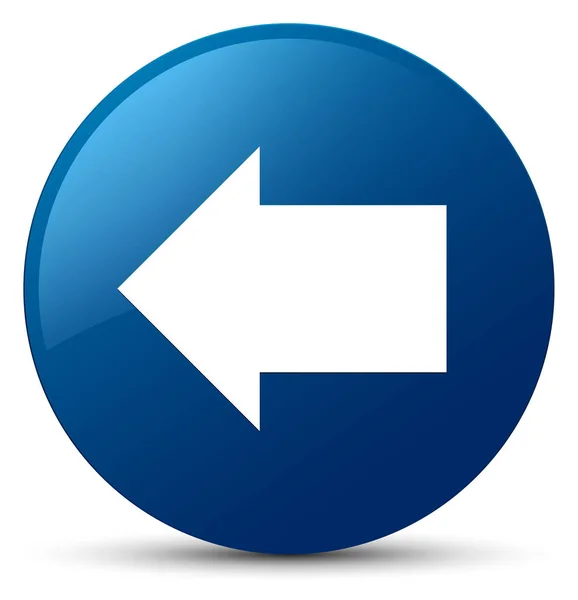 Back arrow icon blue round button