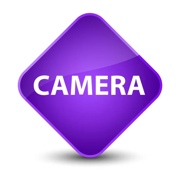 Camera elegant purple diamond button — Stock Photo, Image