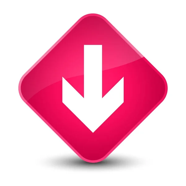 Baixar ícone de seta elegante botão de diamante rosa — Fotografia de Stock