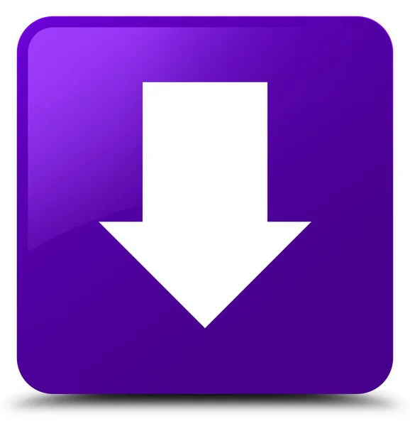 Pfeil-Symbol lila quadratische Taste herunterladen — Stockfoto