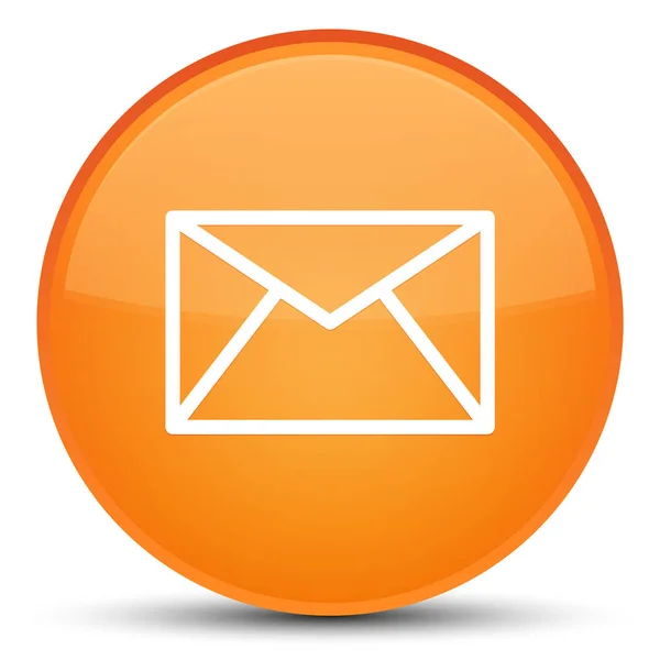 Email icon special orange round button