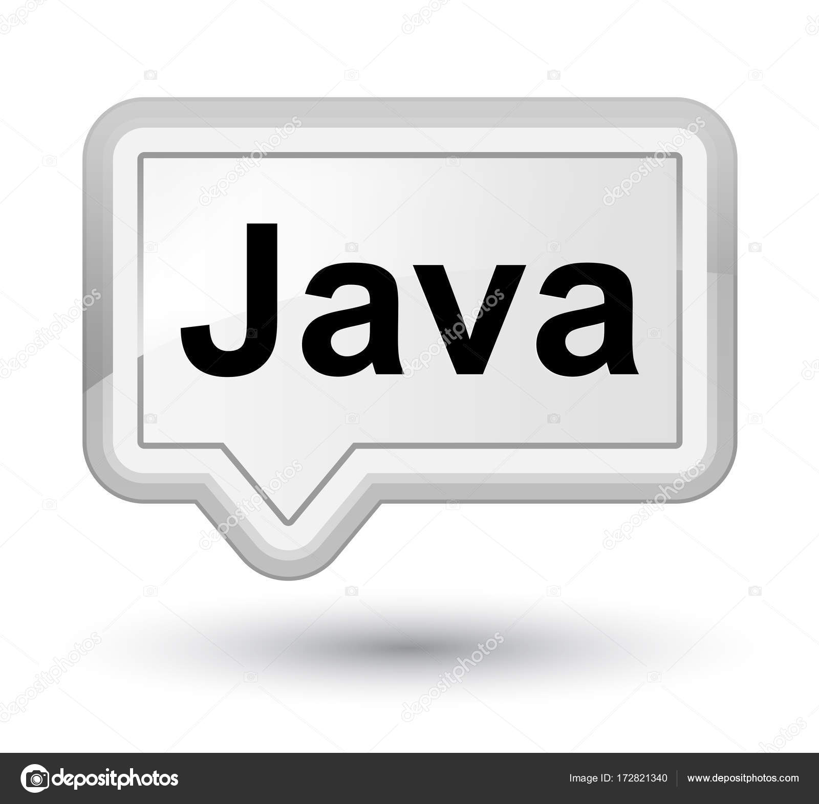 Java prime white banner button — Stock Photo © FR_Design #172821340