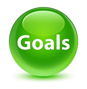 Gol camsı yeşil yuvarlak düğmesi