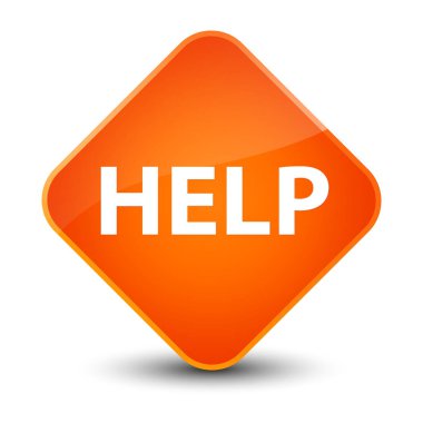 Yardım zarif Turuncu elmas düğmesi