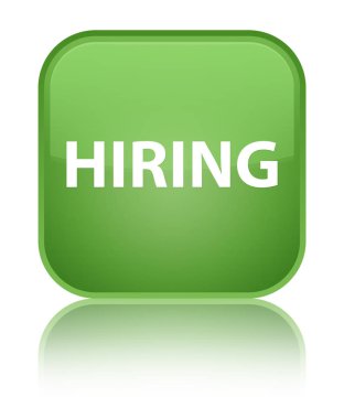 İşe özel yumuşak yeşil kare düğme