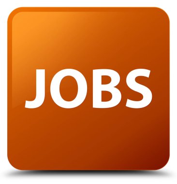 İşleri kahverengi kare düğme