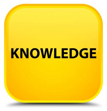 Bilgi özel sarı kare düğme