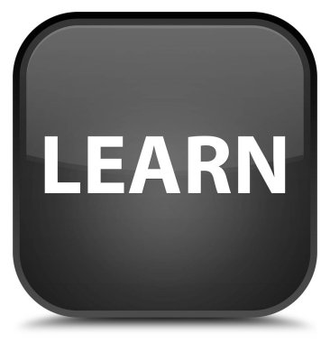 Özel siyah kare düğme öğrenin