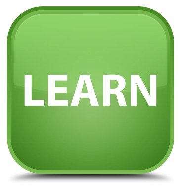 Özel yumuşak yeşil kare düğme öğrenin