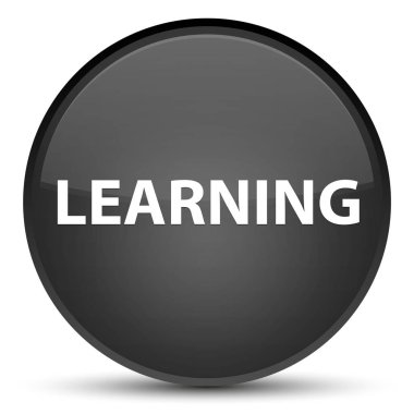 Özel siyah yuvarlak düğmeye öğrenme