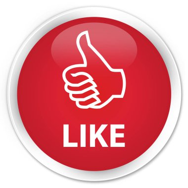 Düğme gibi sigorta primi kırmızı yuvarlak