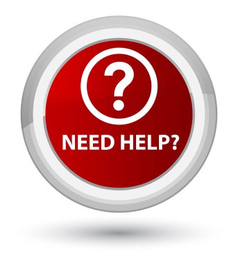 Yardım (soru simgesi) kırmızı yuvarlak düğmeye Başbakan