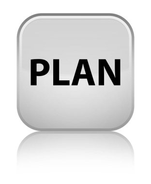 Planı özel beyaz kare düğme