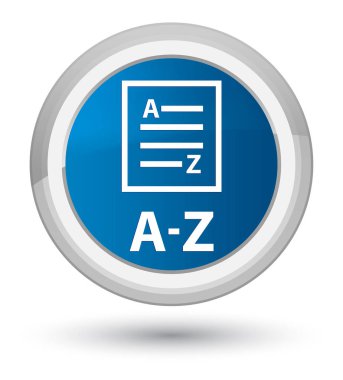 A-Z (liste sayfa simgesi) baş mavi yuvarlak düğmesi