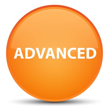 Gelişmiş özel turuncu yuvarlak düğmesi