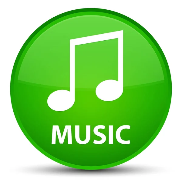 Music (tune icon) special green round button