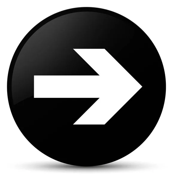 Next arrow icon black round button — Stock Photo, Image