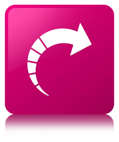 次の矢印アイコン ピンクの正方形ボタン — ストック写真