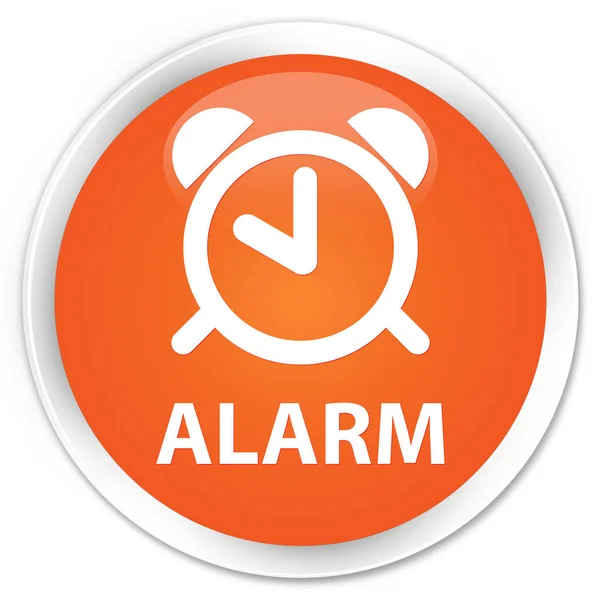 Alarm Premium orange runde Taste — Stockfoto