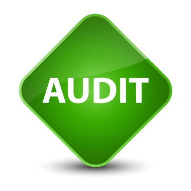 Denetim zarif yeşil elmas düğmesi