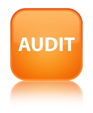 Denetim özel turuncu kare düğme