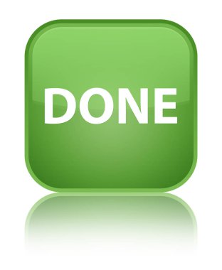 Özel yumuşak yeşil kare düğme yapılır