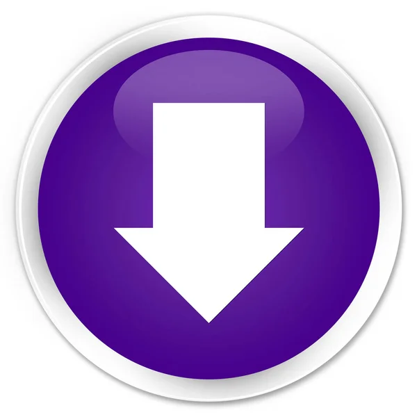 Stáhnout šipku ikony premium fialové kulaté tlačítko — Stock fotografie